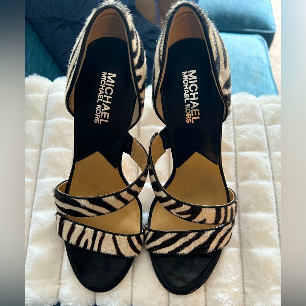 Michael Kors zebra pumps